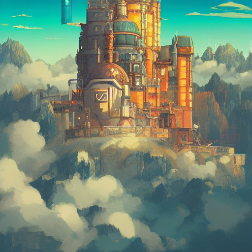 Steam punk castle