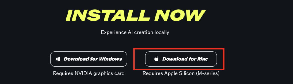 ComfyUI Desktop (Mac)